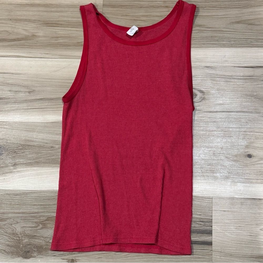 Urban Outfitters BDG Red Ribbed Tank Top Women's XL